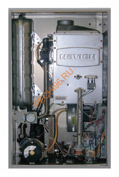 Газовый котел Navien Deluxe Coaxial 20K в открытом виде Газовый котел Navien Deluxe Coaxial 20K в открытом виде