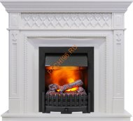 Электрокамин Dimplex Alexandria с очагом Danville Black FB2 белый дуб Электрокамин Dimplex Alexandria с очагом Danville Black FB2 белый дуб