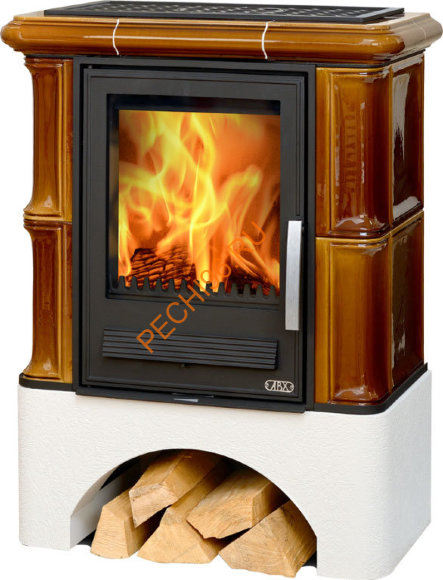 Печь-камин ABX Bavaria K белый цоколь, вставка Комбо Печь-камин ABX Bavaria K белый цоколь, вставка Комбо