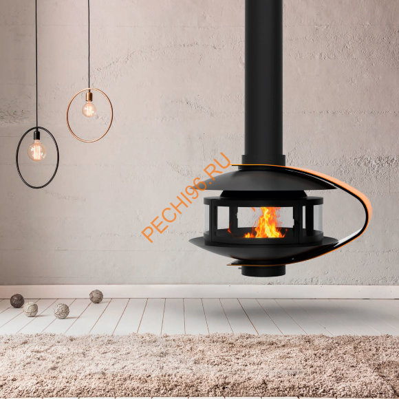 Камин Traforart FANCY CENTRAL со стеклом