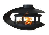 Камин Traforart FANCY CENTRAL со стеклом Камин Traforart FANCY CENTRAL со стеклом
