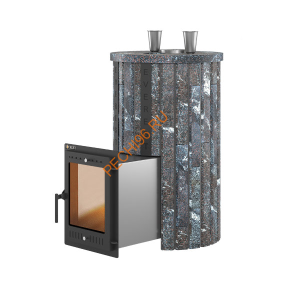 Печь банная Эверест Steam Master 38 INOX, Ламель Амфиболит, S-20 Печь банная Эверест Steam Master 38 INOX, Ламель Амфиболит, S-20