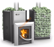 Печь банная Ермак-Элит 20-ПС с сеткой