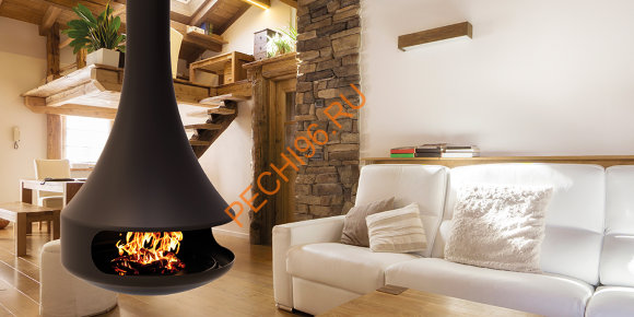 Камин Traforart HYPNOS CENTRAL со стеклом