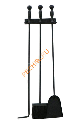 Каминный набор Е10002ВК черный