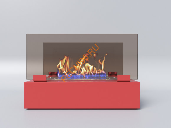 Биокамин Русский огонь Фаворит настольный красный Биокамин Русский огонь Фаворит настольный красный