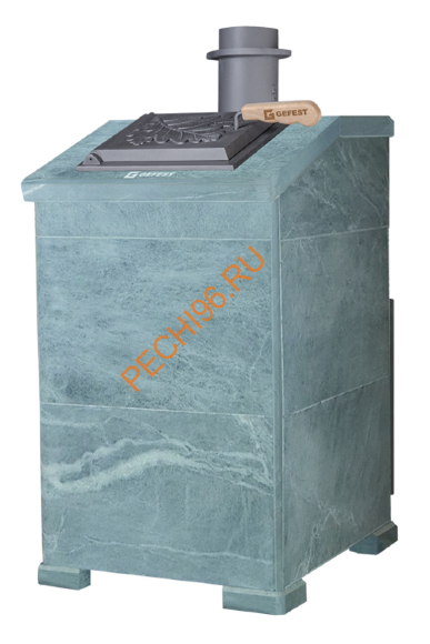 Печь банная Гефест GFS ЗК 25 в облицовке Президент 1000/50 Талькохлорит