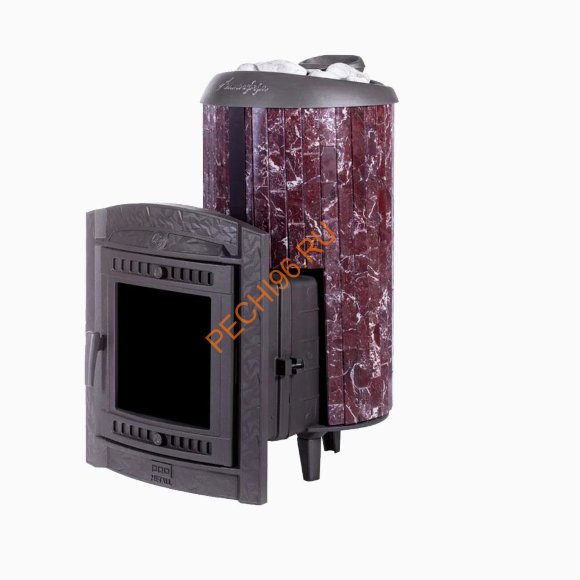 Печь банная Атмосфера XL ПРО ламели Россо Леванто наборный