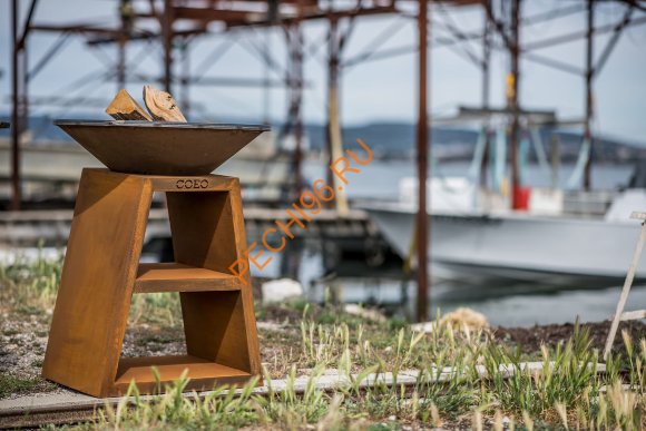 Уличный гриль Coeo TRIO 82 CORTEN