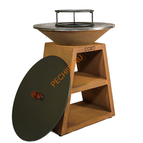 Уличный гриль Coeo TRIO 82 CORTEN