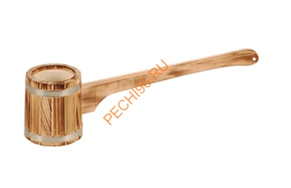 Ковш Добрыня 0,3л с пластиковой вставкой