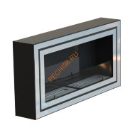 Биокамин WF250 II стемалит Арома, стекло тонированное, двойная рамка нержавейка