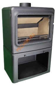 Печь-камин FireBird Leopard 9 кВт, с дровником Печь-камин FireBird Leopard 9 кВт, с дровником