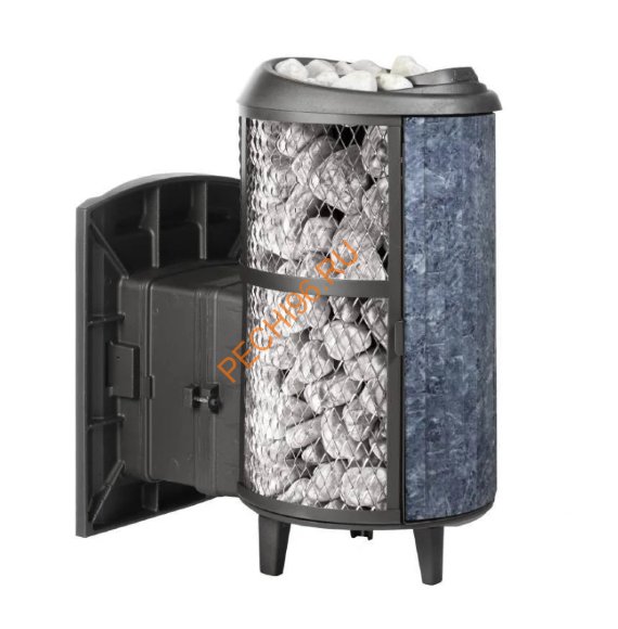 Печь банная Атмосфера L комбинированная сетка-ламель Талькохлорит