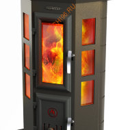 Отопительно-варочная печь-камин ТМФ Статика Квинта