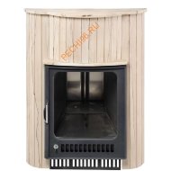 Портал для банной печи Ферингер Оптима ПФ Окаменевшее дерево перенесённый рисунок