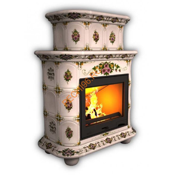 Печь-камин КимрПечь Прованс центральный двухъярусный Лето Печь-камин КимрПечь Прованс центральный двухъярусный Лето