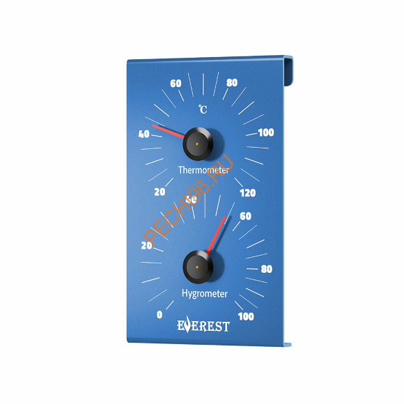 Термогигрометр EVEREST BLUE, алюминий (TG-29)