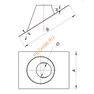 Кровельный элемент ВУЛКАН VBR D115 0°-20°, черный Кровельный элемент ВУЛКАН VBR D115 0°-20°, черный