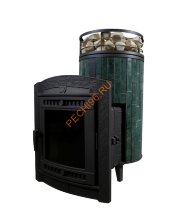 Печь банная Атмосфера L Верде Гватемала ламель+сетка