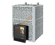 Печь банная ИзиСтим Ялта 80 К березовый лист