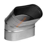 Отвод ВУЛКАН VOR 45° 100х200 мм по широкой стороне Отвод ВУЛКАН VOR 45° 100х200 мм по широкой стороне