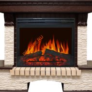 Электрокамин Royal Flame Pierre Luxe угловой темный дуб/сланец мелкий с очагом Jupiter FX New