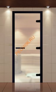 Дверь стеклянная ALDO NEW Black «сатин» 790*2090 мм коробка бук чёрная Дверь стеклянная ALDO NEW Black «сатин» 790*2090 мм коробка бук чёрная