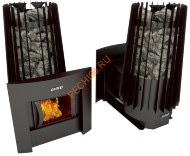 Печь банная Grill’D Cometa Vega 180 window black Печь банная Grill’D Cometa Vega 180 window black