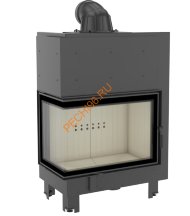 Каминная топка Kratki MBA/L/BS/SG, 17 кВт, гнутое стекло Каминная топка Kratki MBA/L/BS/SG, 17 кВт, гнутое стекло