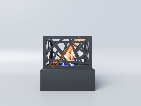 Биокамин Русский огонь Бруклин настольный черный Биокамин Русский огонь Бруклин настольный черный