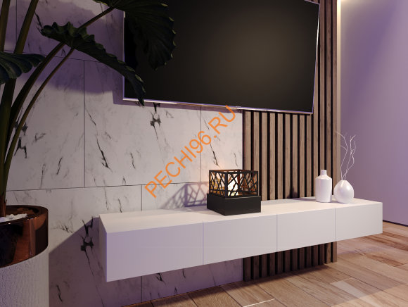 Биокамин Русский огонь Бруклин настольный черный Биокамин Русский огонь Бруклин настольный черный