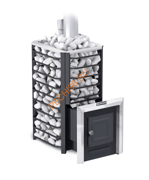 Печь банная Ермак Сетка-Стандарт 16 чугун с парообразователем Печь банная Ермак Сетка-Стандарт 16 чугун с парообразователем