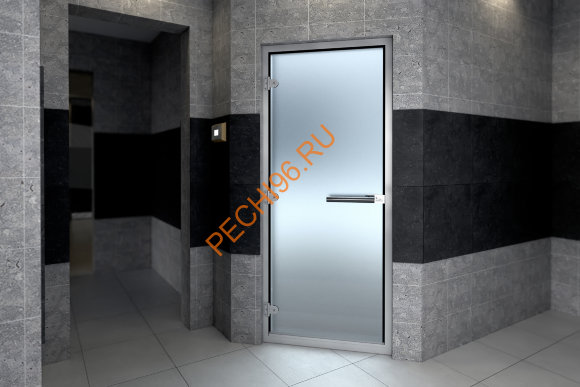 Дверь стеклянная Sawo ST-746 8/19, коробка алюминий