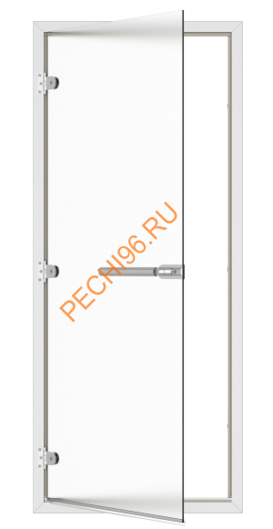 Дверь стеклянная Sawo ST-746-I 8/19, коробка алюминий