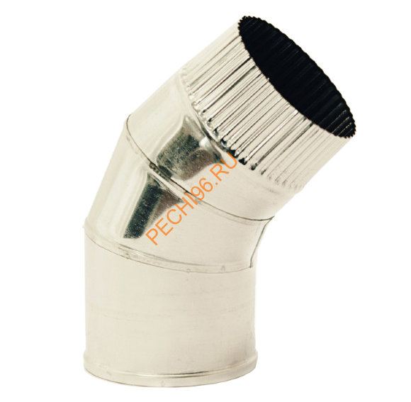 Отвод на 135 градусов УМК  нержавейка АISI 439 d 200 мм Отвод на 135 градусов УМК  нержавейка АISI 439 d 200 мм