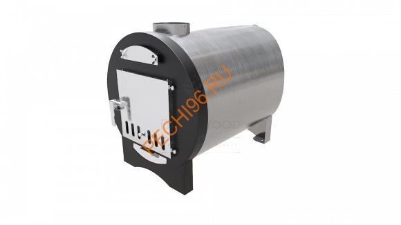 Уличная купель Фурако BentWood из кедра с наружной печью стандарт, h 1200мм