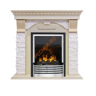 Электрокамин Dimplex Dublin с очагом Flagstaff слоновая кость Электрокамин Dimplex Dublin с очагом Flagstaff слоновая кость