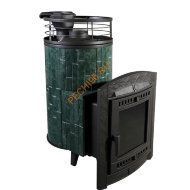 Печь банная Атмосфера L Верде Гватемала ламель+сетка, с тоннелем