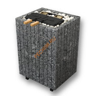 Электрическая паротермальная печь ФутуРус 2.0 16 кВт, серпентинит Премиум