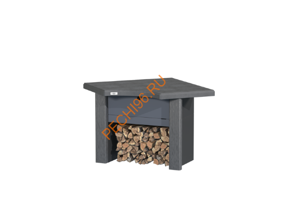 Стол разделочный Барбекю центр Боярин угловой Графит