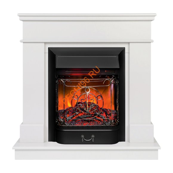 Электрокамин RealFlame Selena STD WT с очагом Majestic Lux Black RC