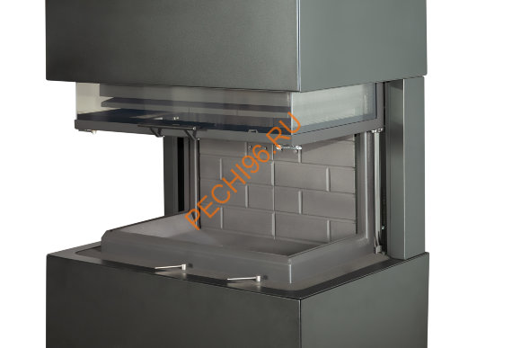 Печь-камин ЭкоКамин РОДОС 800 черный