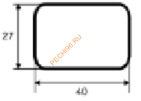 Полок ТермоОльха узкий, сорт ЕвроА, 27х40х1500 мм, шт
