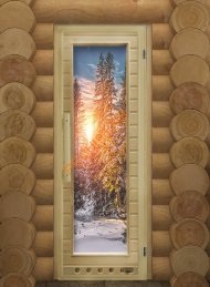 Дверь DoorWood Элит Люкс «Зима» со стеклом с фотопечатью, 1850х730 мм Дверь DoorWood Элит Люкс «Зима» со стеклом с фотопечатью, 1850х730 мм