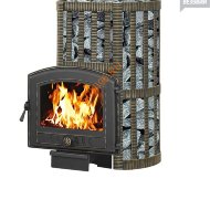 Печь банная Везувий УРАГАН КОВКА 16 (224)