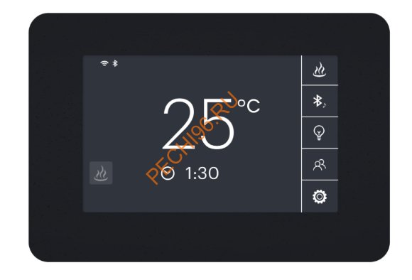 Сенсорный пульт управления BORN TCP Wi-Fi music 12 (6-12 кВт) Сенсорный пульт управления BORN TCP Wi-Fi music 12 (6-12 кВт)
