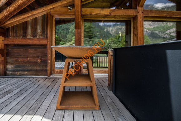 Уличный гриль Coeo TRIO 82 CORTEN