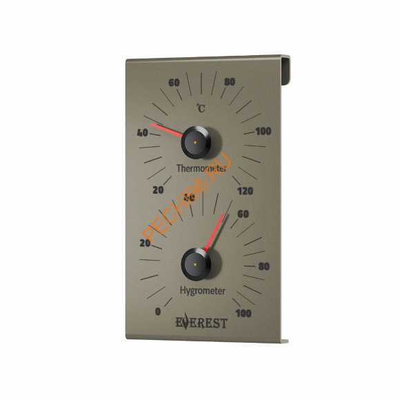 Термогигрометр EVEREST PLATINUM, алюминий (TG-24)