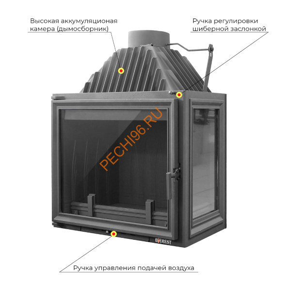 Каминная топка EVEREST A16R 